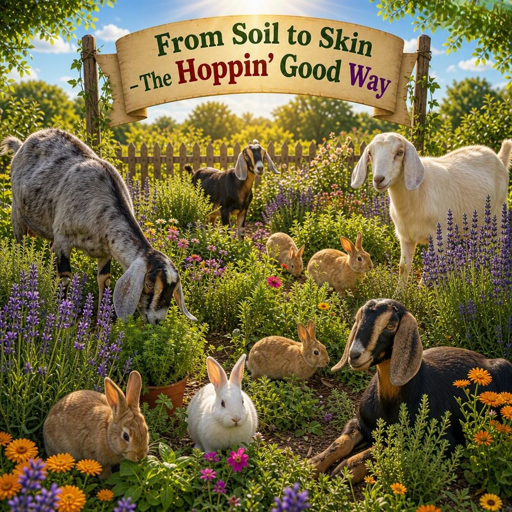 Goats and rabbits the hoppin' good way