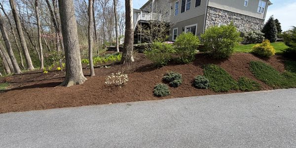 Mulch install in west lampeter twp