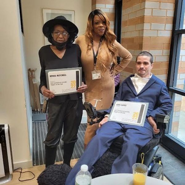 Executive Director Renee  Mitchell was honored tenant of the year