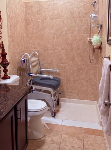 wheelchair accessible restrooms and most of our Host Home’s