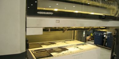 Printing presses running