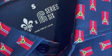 Custom St. Louis polo exclusive to Series Six made by 31FORE