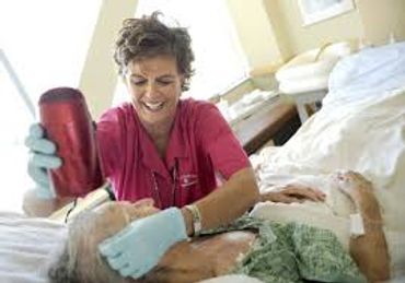 Offering salon service to bed ridden clientsa s well.