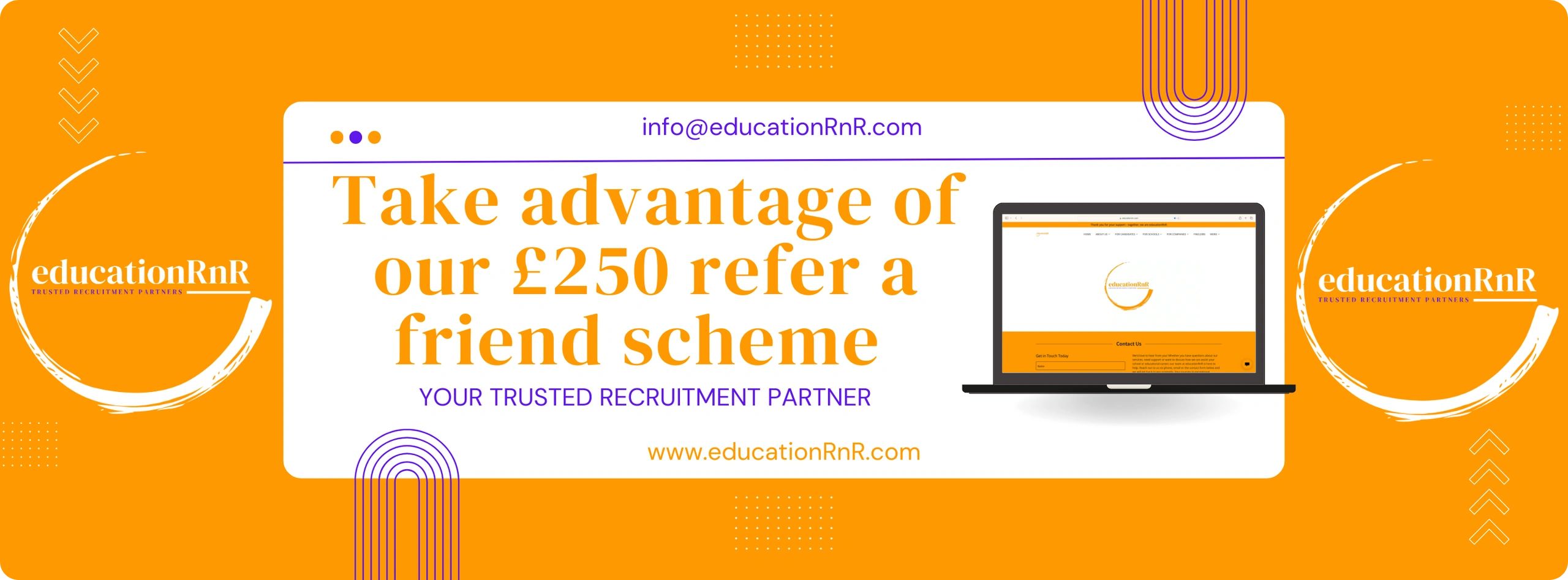 educationRnR Trusted Recruitment Partner School Jobs Teaching Jobs £250 Refer a Friend Scheme