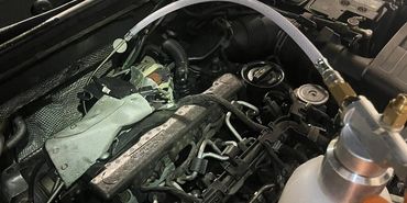 On vehicle DPF cleaning