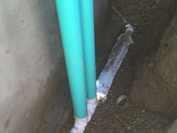 Foundation drainage installation Highland Heights