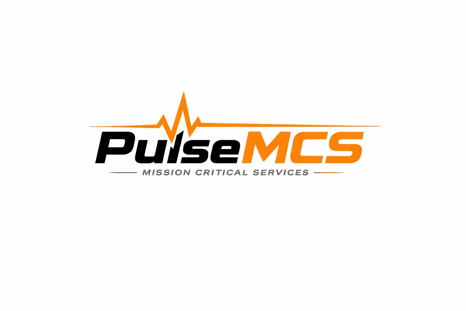 PulseMCS logo with an orange pulse line and bold text.