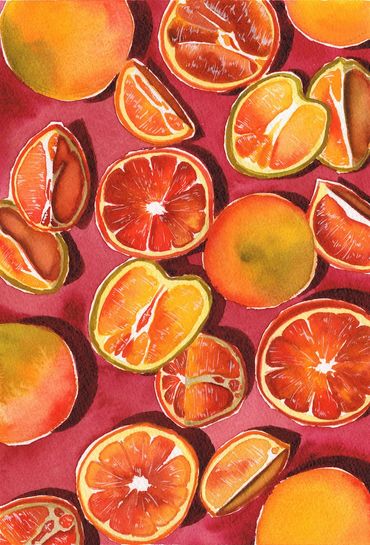 "Naranjas" by Angela Divina