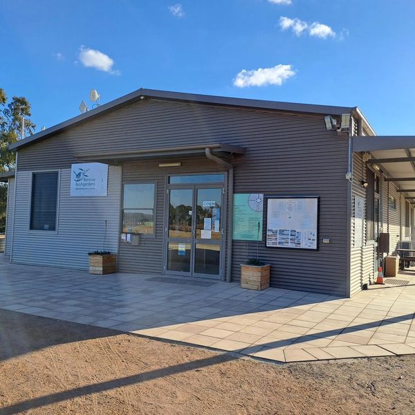 Natural Resource Centre/Volunteer Centre, Front of the building