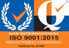 Valve Accredited - QAS International ISO 9001:2015 Registered Company