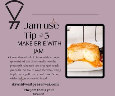 Jam use Brie poster with an image