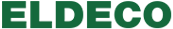 Logo of ELDECO in green uppercase letters.