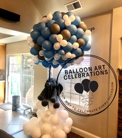 Baby Shower, Floating Elephant, Balloon Art Celebrations