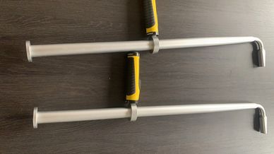 90 degree long nozzle for distance cleaning