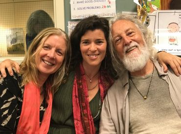 At the time we are at the Gayatri Fest with our dear friends Deva Premal & Miten and Manose.