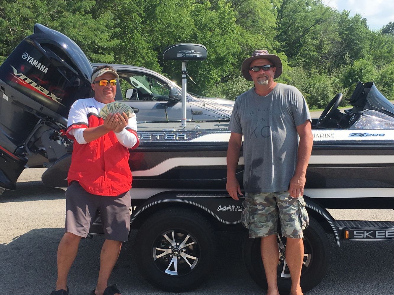 Clint Cochran & Wes Willet took 1st place on August 4th for the Skeeter Real Money Incentive