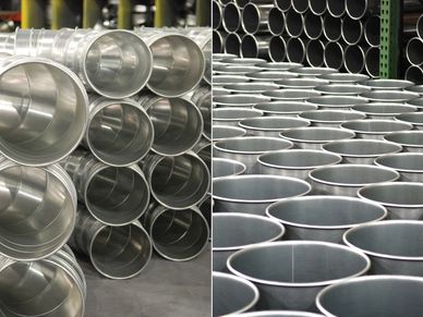 Nordfab duct, industrial ductwork, industrial air filtration system, dust collection system design