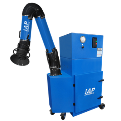 portable weld fume collector, portable weld fume extractor, portable dust collector, dust extractor
