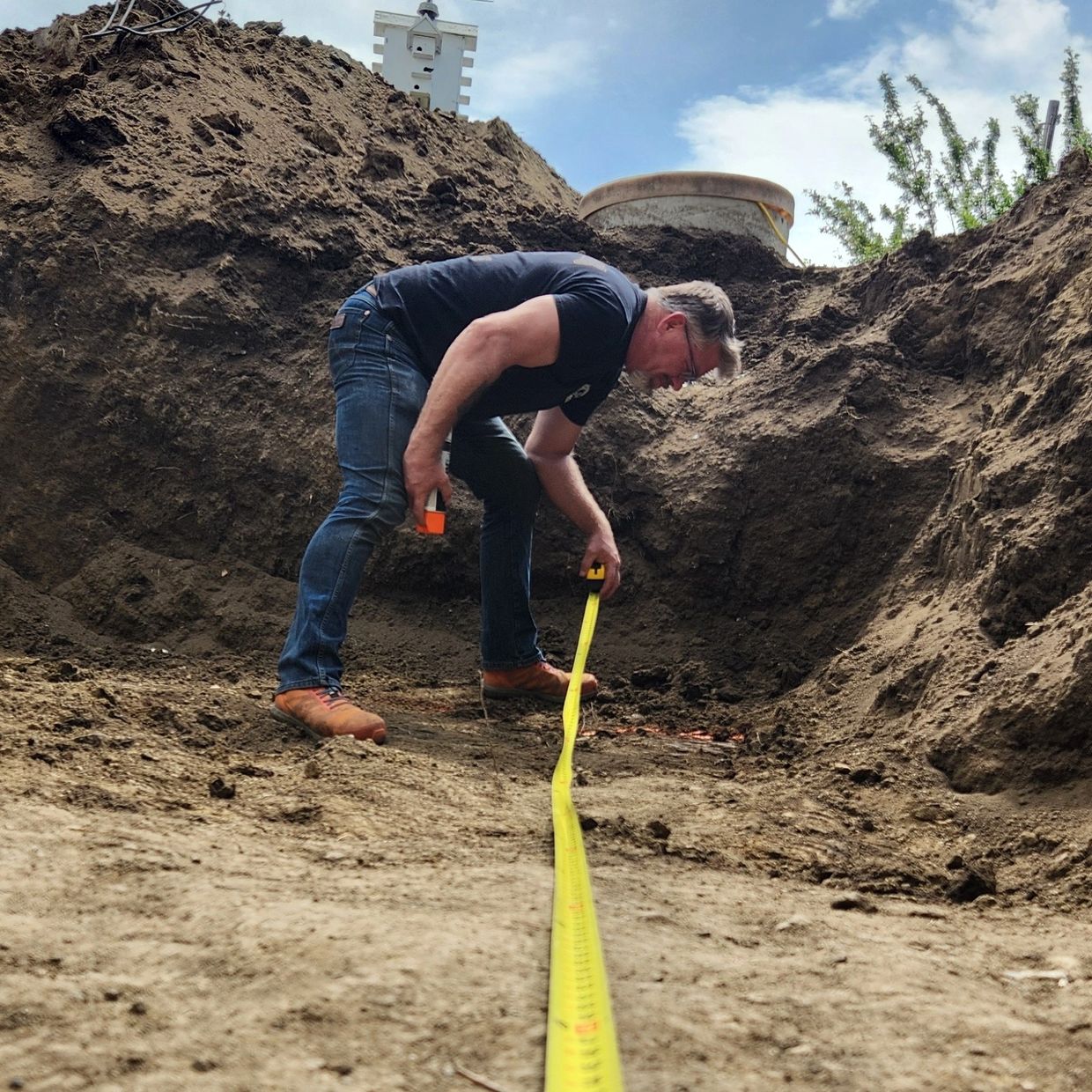 measuring foundation footing