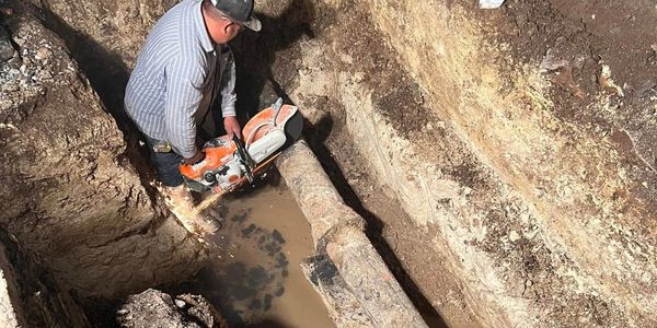 sewer tap connection