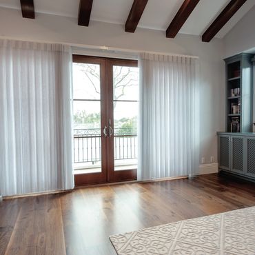 Norman Large Window Solution Smart drape balcony door