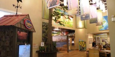 National Wildlife Refuges Visitor Center in Manteo on Roanoke Island in the Outer Banks