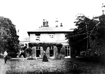 The rear garden of Desborough House