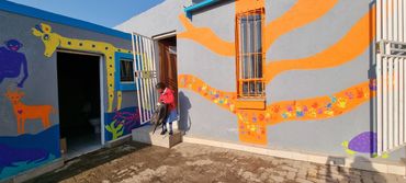 Phronesis. Mural. Kya Sands Informal Settlement.