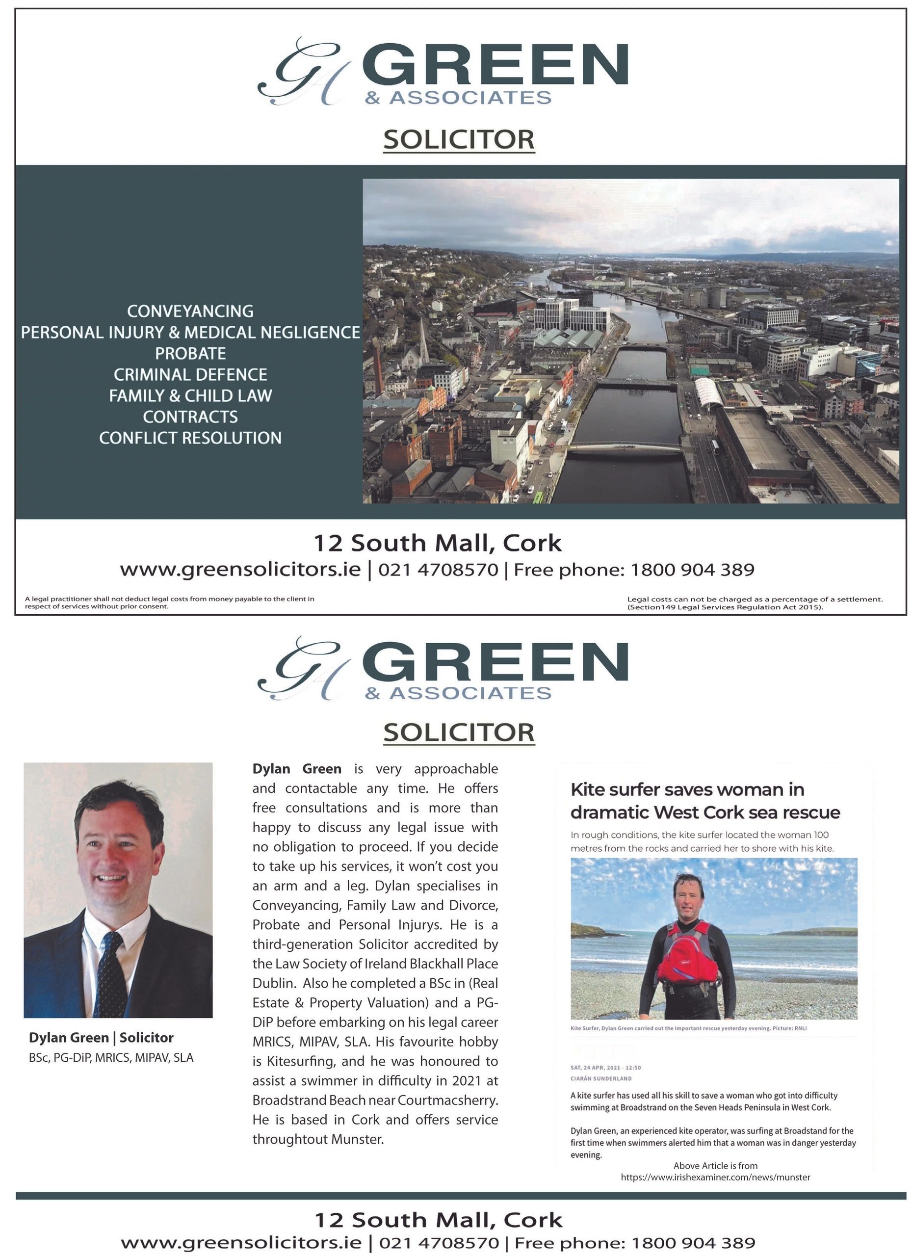 green and associates solicitor brochure