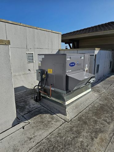 New Carrier HVAC Unit installed.