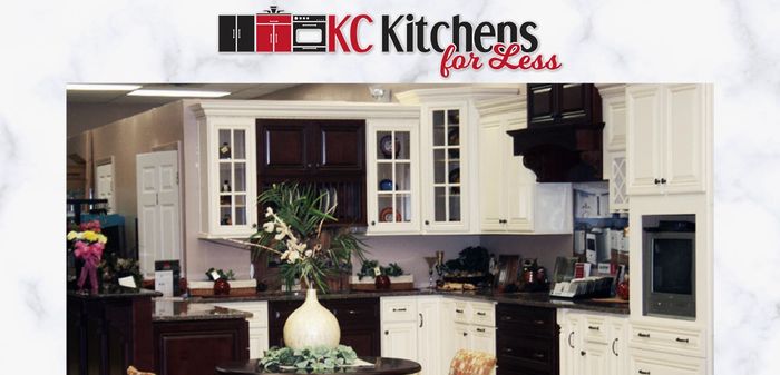 KC KITCHENS FOR LESS website banner