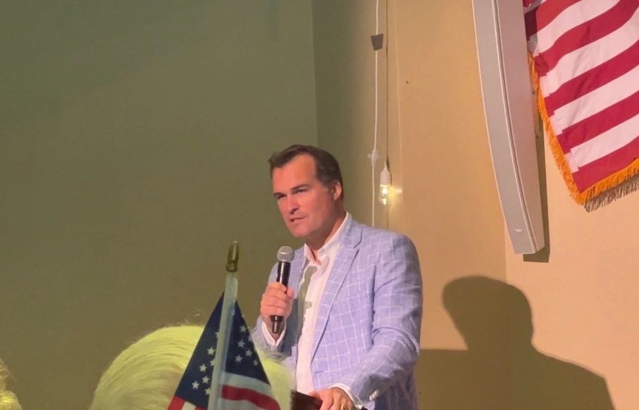 Speaking to the Veterans at the Waterford Community