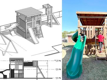 volunteer work playground design