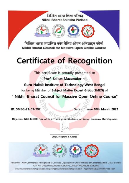 nikhil bharat council for massive open online course,Free of Training,,nikhilbharat shiksha parisad