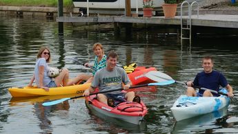 That's us kayaking... if we can do it, you can too!