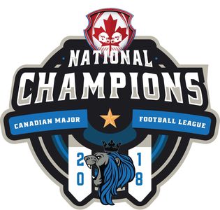 national champions for Aberta football league and Canadian major football leage (CMFL) (AFL) 2018