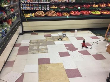 floor restoration project