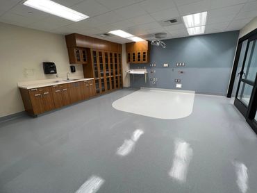 clean hospital floor