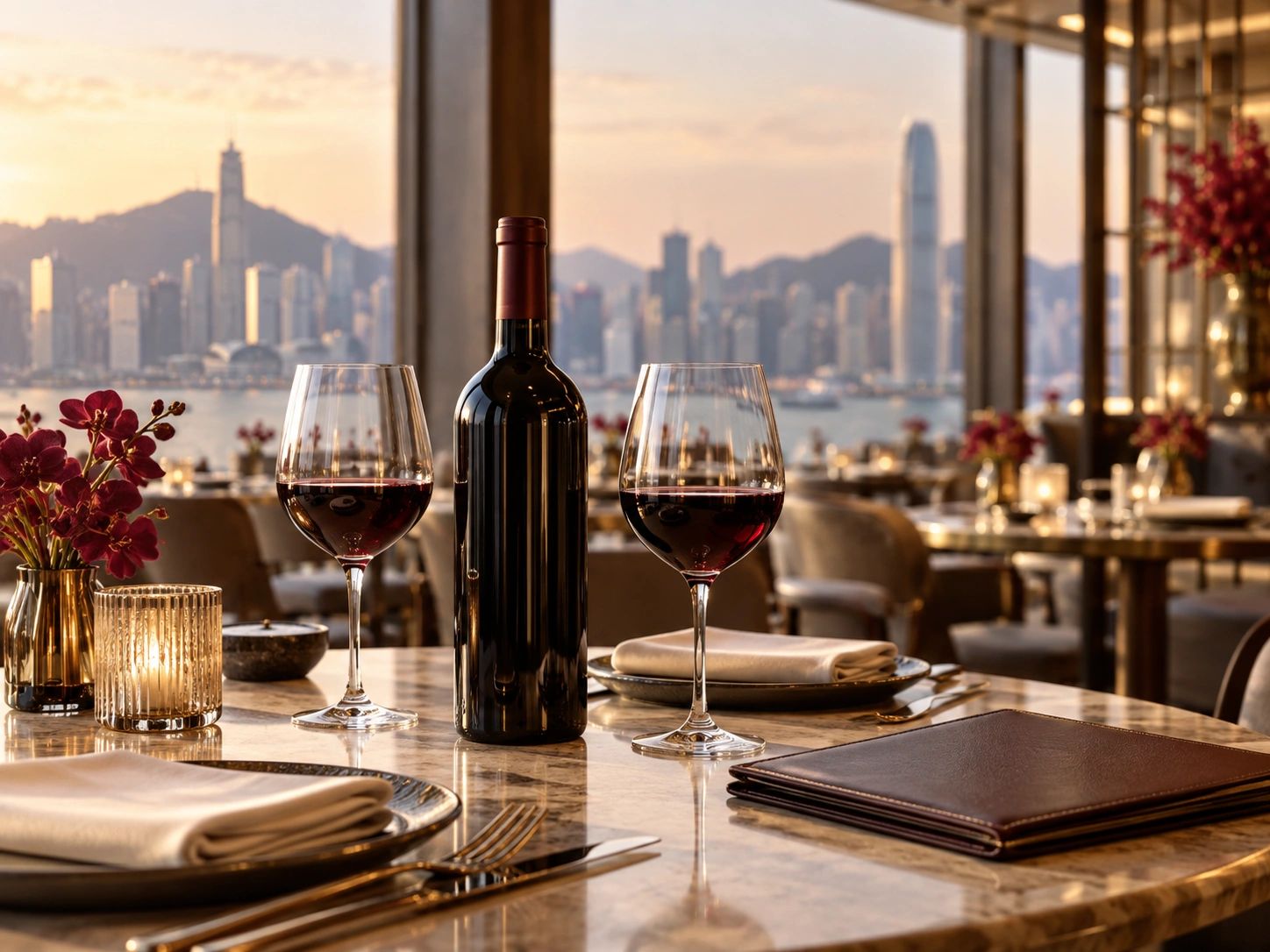 Wine trade development in an Asian luxury restaurant