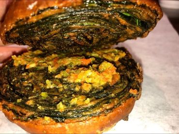 Saheina with hot sauce