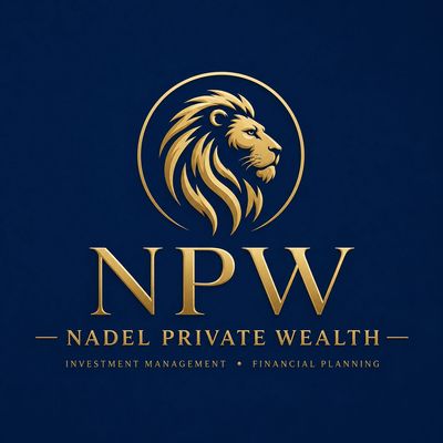 Logo of NPW with a golden lion on a dark blue background.