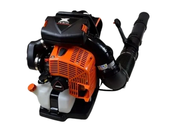 Echo X Series PB-9010T backpack leaf blower with orange and black design.