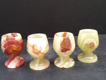 Shot glass with stem