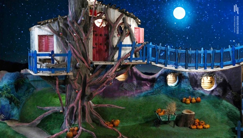 TV Set Design Interior Design Architecture Set