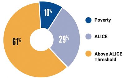 ALICE VA pie chart