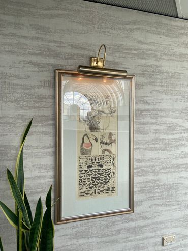 gold frame photo display Hyatt Perth