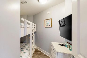 Bunk Bedroom with Full Size Solid Door