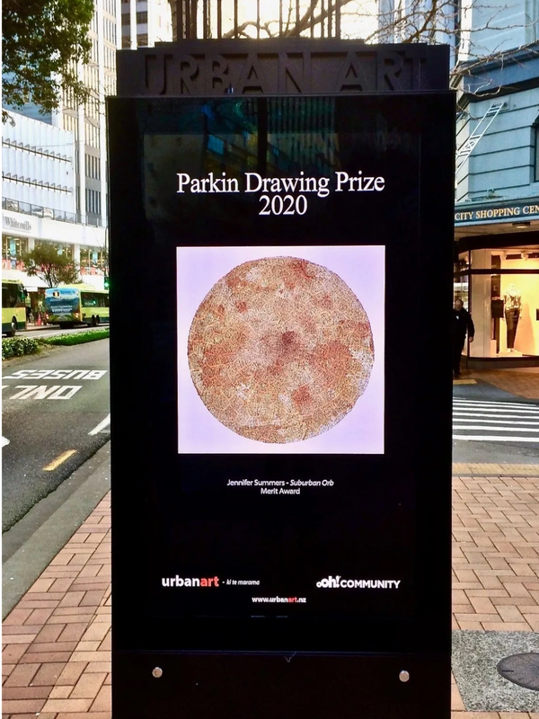 Parkin Drawing Prize 2020 - Lambton Quay, Wellington. Photograph by Urban Arts Foundation