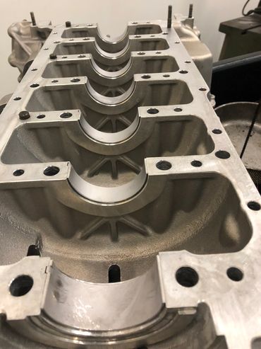 Engine teardown Main Line hone and bore