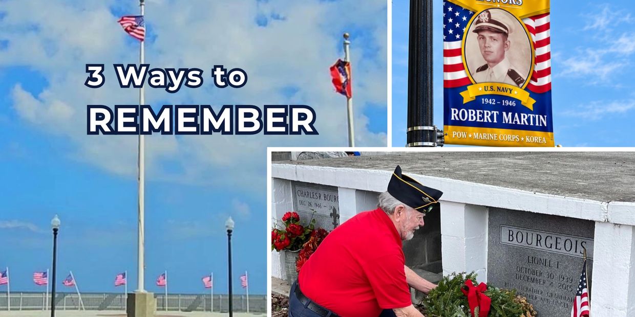 Three ways to remember veterans and honor their memory.